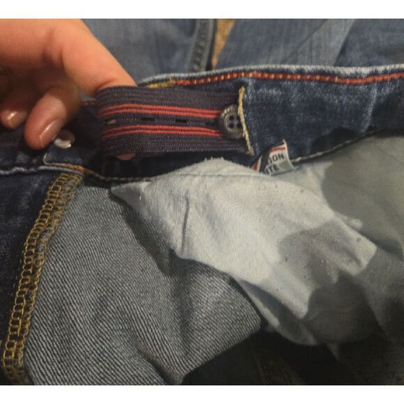 Tommy Hilfiger Blue Distressed Straight Leg Size 8 - Picture 8 of 8